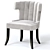 Sophisticated Fluted Fulton Armchair 3D model small image 2