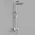 Luxurious Gold Shower System - Enhance Your Shower Experience 3D model small image 2