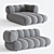 Contemporary INTERMEDE Modular Sofa 3D model small image 5