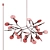 Majestic Led Clouds Chandelier 3D model small image 3