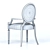 Caracole Regal Dining Chair: Elegant Design & Comfort 3D model small image 4