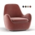 Modern 2013 Nova Swivel Chair 3D model small image 1