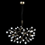 Elegant Heracleum Small Chandelier 3D model small image 1