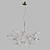 Elegant Heracleum Small Chandelier 3D model small image 2