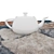 Versatile Set of 6 Round Rugs 3D model small image 5