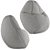 Ultimate Comfort Bean Bag - Pear Shape 3D model small image 3