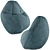 Ultimate Comfort Bean Bag - Pear Shape 3D model small image 4