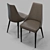 MENORCA Eco Leather Chair 3D model small image 3