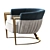 Elegant Visionnaire Armchair 3D model small image 3