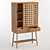 Teak Palma Bookcase: Elegant and Durable 3D model small image 2