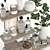 Elegant Bathroom Accessories Set 3D model small image 4