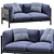 Sleek Arbor Sofa: Modern Comfort 3D model small image 1