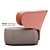 Modern Minimalist Basel Seating 3D model small image 2