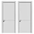 Sleek Interior Door Design 3D model small image 2