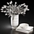 Elegant Tulip Bouquet Decor Set 3D model small image 5