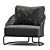 Positano Outdoor Lounge Chair 3D model small image 2