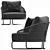Positano Outdoor Lounge Chair 3D model small image 5
