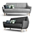 La Forma: Off Soft Sofa 3D model small image 1