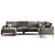 Elegant Boconcept Carlton Sofa 3D model small image 4