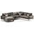 Elegant Boconcept Carlton Sofa 3D model small image 5