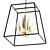 Elegant Lotus Cage Chandelier 3D model small image 1