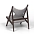 Cozy Knit Chair: Stylish Comfort 3D model small image 3