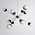 Vintage Gold Rewire Chandelier 3D model small image 1