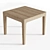 Elegant Teak Side Table - Laurel 3D model small image 1
