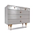 Elegant Rose Gold Chest 3D model small image 2