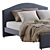 Hauga Bed: Stylish and Functional 3D model small image 3