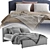 Hauga Bed: Stylish and Functional 3D model small image 5