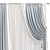 Redefining Elegance: Curtain 853 3D model small image 2