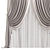 Elegant Drape 854 3D model small image 2