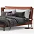 Luxury Bretagne Bed: Elegant Design 3D model small image 3