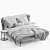 Luxury Bretagne Bed: Elegant Design 3D model small image 6