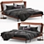 Luxury Bretagne Bed: Elegant Design 3D model small image 7