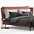 Luxury Bretagne Bed: Elegant Design 3D model small image 10