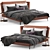 Luxury Bretagne Bed: Elegant Design 3D model small image 14