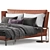 Luxury Bretagne Bed: Elegant Design 3D model small image 16