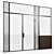 Sleek Glass Partition 8 3D model small image 3