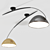 Estiluz Pluma T-2955: Sleek Flushmount Ceiling Lamp 3D model small image 2