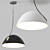 Sleek Pluma Pendant Lamp: Elegant Spanish Design 3D model small image 4