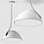 Sleek Pluma Pendant Lamp: Elegant Spanish Design 3D model small image 5