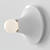 Teti Halogen Wall Lamp: Vintage Design by Vico Magistretti 3D model small image 3