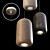 Sleek Nordic Cement Pendant Lighting 3D model small image 3