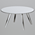 Mid-Century Charm: Riley Marble Coffee Table 3D model small image 6