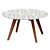 Mid-Century Charm: Riley Marble Coffee Table 3D model small image 7