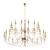 Elegant Murano Glass Chandelier 3D model small image 1