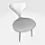Iconic Cherner Dining Chair 3D model small image 1