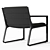 Restoration Hardware Vietri Lounge Chair 3D model small image 3